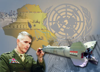دور الأمم المتحدة في تكريس السياسة الأميركية الهادفة إلى تدمير الأسلحة العراقية