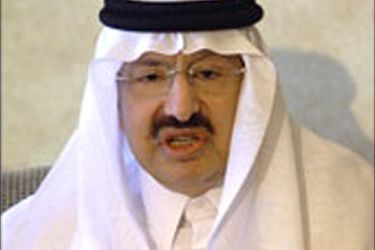 نواف بن عبد العزيز آل سعود - رئيس جهاز الاستخبارات السعودية