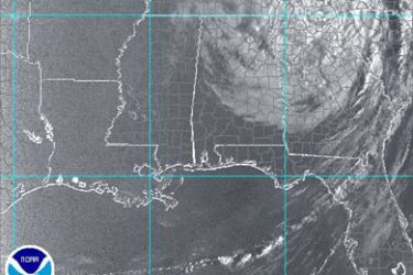 This National Oceanic and Atmospheric Administration (NOAA) satellite handout image shows