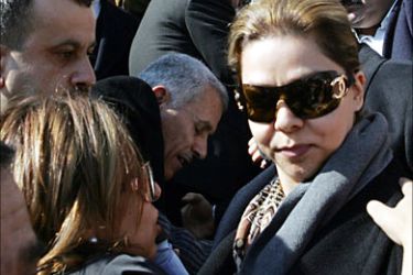 r_Raghad Saddam Hussein, daughter of former Iraqi leader Saddam Hussein, attends a protest against the execution of her father in Amman January 1,
