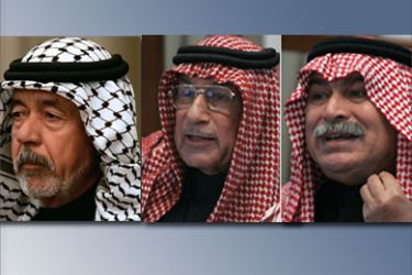 (L-R) Ali Hassan al-Majid, Hussein Rashid al-Tikrit and Sultan Hashim al-Tai.