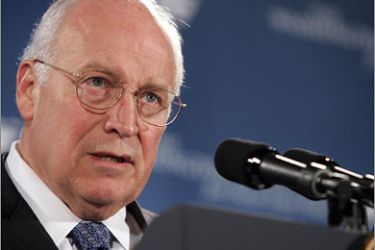 AFPUS Vice President Dick Cheney speaks to the Washington Institute for Near East Policy annual Weinberg Founders Conference in Lansdowne,