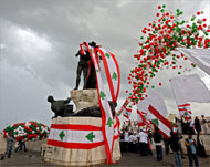 أزمة الرئاسة ألقت بظلالها على احتفالات لبنان بذكرى الاستقلال (رويترز)
