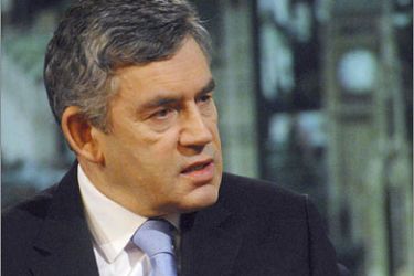 REUTERS/Britain's Prime Minister Gordon Brown speaks in this handout photograph on the BBC's Andrew Marr show in London