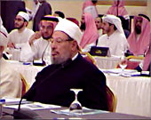 أحد أبرز علماء السنة المعاصرين الشيخ يوسف القرضاوي (الجزيرة)