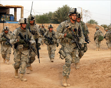 بعض الجنود الأميركيين في العراق (الفرنسية-أرشيف)