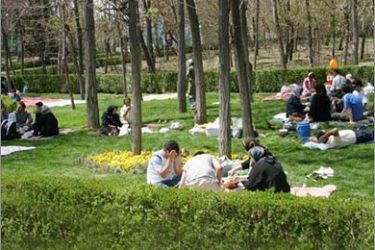عيد النوروز الذي يلقب بيوم الطبيعة في ايران
