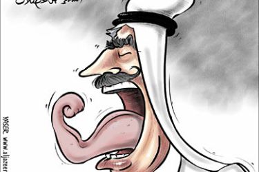 كاريكاتير من ياسر - استعراض عضلات
