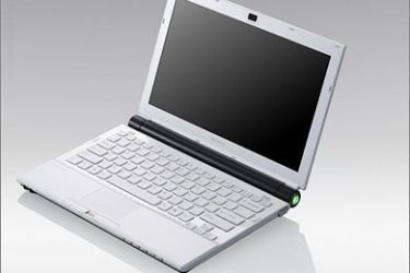 REUTERS/A recalled Sony Vaio laptop is seen in an undated handout photo released to Reuters on September 4, 2008. Japan's Sony Corp is recalling thousands