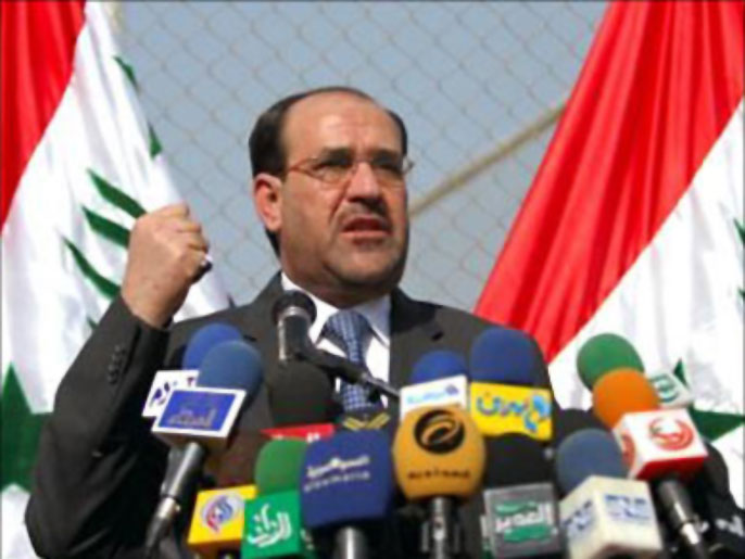 ‪المالكي رأى أن حكومته حققت الكثير من مطالب المتظاهرين‬  (الجزيرة-أرشيف)