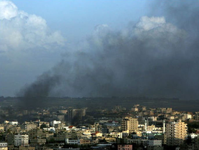 من آثار عملية الرصاص المصبوب على قطاع غزة عام 2008-2009 (الأوروبية)