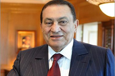 AFP - -Egyptian President Hosni Mubarak on the sidelines of an international summit focusing on the Gaza crisis in Sharm el-Sheikh on