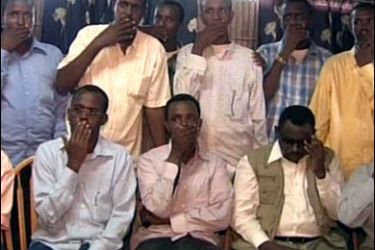 إحتجاج صحفيو الصومال عن العمل