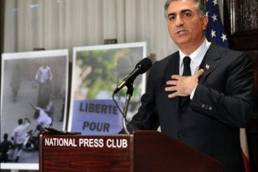 afp : Iran's former Crown Prince Reza Pahlavi, leading advocate for the campaign of "civil disobedience against the clerical regime," holds a press conference to "call for a