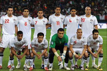 Egytpian forward Mohamed Aboutrika, Egyptian defender Hani Said, Eygptian midfielder Ahmed Fathi, Egyptian midfielder Mohamed Shawky