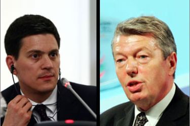 David Miliband and Alan Johnson