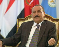 علي عبد الله صالح تهم إيران والتيار الصدري بدعم الحوثيين (الجزيرة)