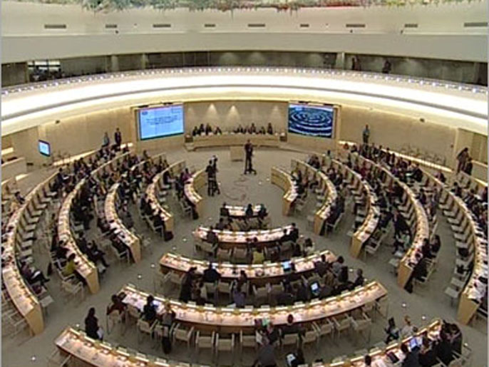 ‪‬ مجلس حقوق الإنسان قرر بأغلبية كبيرة فتح تحقيق حول الاستيطان الإسرائيلي(الجزيرة)
