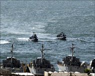 البحرية الإسرائيلية تشدد الحصار على غزة  (الفرنسية-أرشيف)