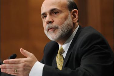 epa02053987 US Federal Reserve Board Chairman Ben Bernanke testifies before the Senate Banking, Housing and Urban Affairs Committee hearing on the شSemiannual Monetary Policy Report to the Congress'