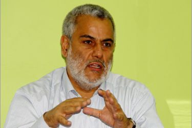 عبد الإله بنكيران / الأمين العام لحزب العدالة والتنمية المغربي