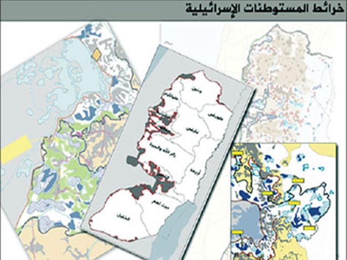 خرائط المستوطنات الإسرائيلية
