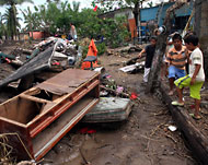 الأمطار والانهيارات دمرت العديد من المنازل في المكسيك (الأوروبية)