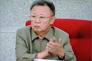 An image grab from state-run Korean Central Television (KCTV) broadcast on South Korean television and taken on September 30, 2010 shows North Korean leader Kim Jong-Il attending the Conference of the Workers' Party of Korea in Pyongyang on September 28, 2010.