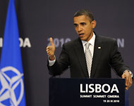 أوباما قال إن الناتو في طريقه لكسر عنفوان طالبان (الفرنسية)
