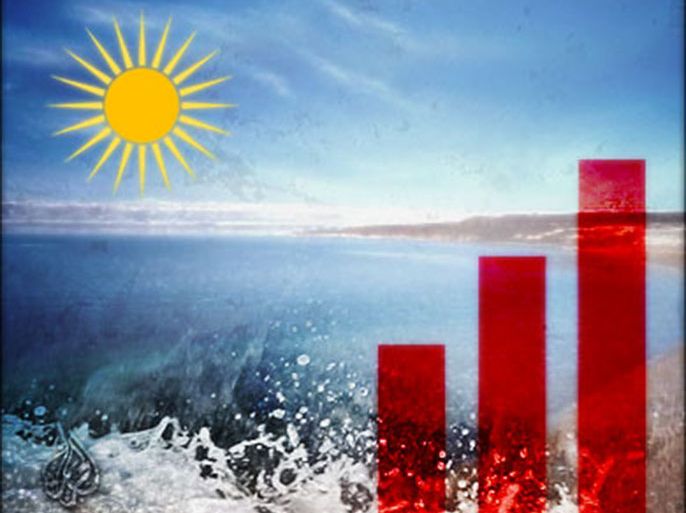 أكبر بحيرات العالم زادت درجة حرارتها على مدى الخمسة والعشرين عاما الماضية وحققت البحيرات الأوروبية أكبر معدل زيادة فيها.
