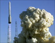 إطلاق القمر الصناعي الأوروبي سيتم   بصاروخ من طراز بروتون (الفرنسية-أرشيف)