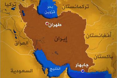 خارطة إيران - منطقة جابهار