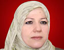 عضو مجلس محافظة البصرة زهرة البجاري (الجزيرة نت)