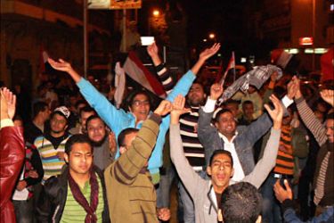مظاهرات فرح بالاسكندرية ابتهاجا برحيل مبارك