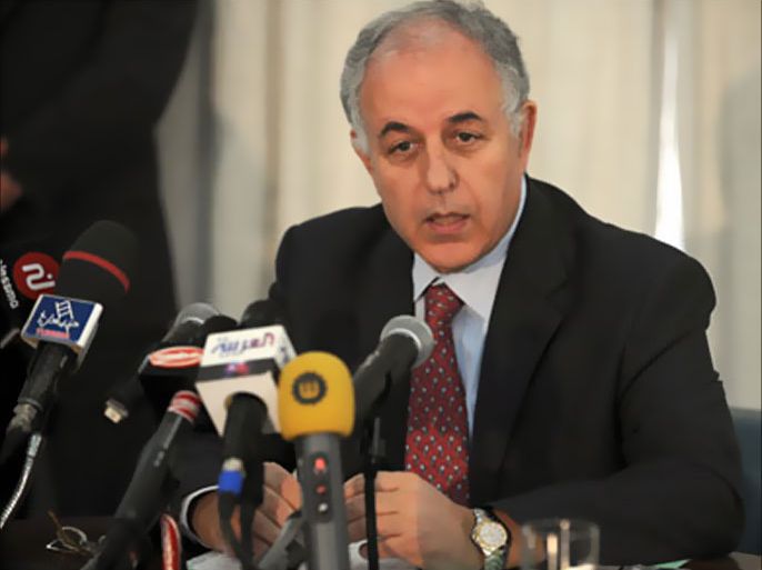 Tunisian central Bank Governor Mustapha Kamel Nabli attends a press conference on February 16, 2011 in Tunis