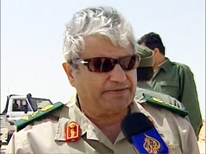 قائد اركان جيش التحرير الليبي اللواء / عبد الفتاح يونس