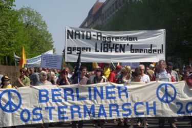 مسيرة عيد الفصح المسيحي ببرلين