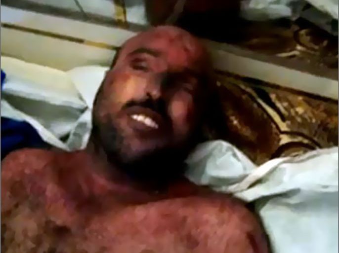 طالب السمرة الذي قتل تحت التعذيب - صور من فيديو منشور على اليوتيوب