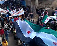 المتظاهرون بالمدن عبروا عن تضامنهم مع مدينة حمص (الفرنسية)