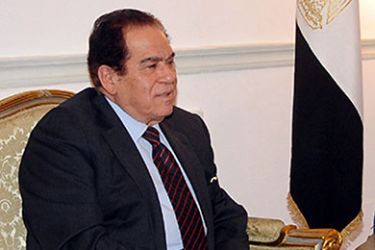 A handout photograph made available by the Egyptian Military Office on 24 November 2011, shows former Prime Minister Kamal Ganzouri meeting Egyptian Field Marshal Mohamed Hussein Tantawi (unseen), head of the ruling Supreme Council of the Armed Forces, in Cairo, Egypt, 23 November 2011. Media reports state that Ganzouri was asked by the ruling Supreme Council of the Armed Forces to form a new government just a few days before parliamentarian elections.