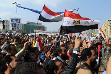 من اعتصام تكريم شهداء الثورة بميدان التحرير اليوم الجمعة