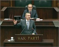 أردوغان وصف ساركوزي بأنه عنصري وعدو لتركيا (الجزيرة)