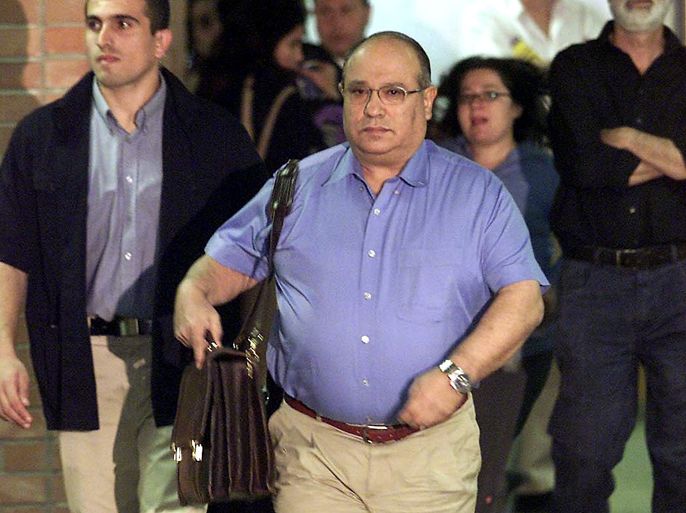 Meir Dagan, chief of Israel's Mossad intelligence agency, walks through the halls of the Knesset (Parliament) in Jerusalem on Monday, 17 November 2003 in order to brief the Foreign Affairs and Defense Committee in Jerusalem Monday Nov, 17 2003. Appearing before the Knesset Foreign Affairs and Defense Committee for the first time since assuming his post, Dagan, who is rarely photographed, said that Iran was close to the "point of no return" in developing nuclear arms. Contrary to news reports, he added, there were no prior warnings that terror organizations planned recent attacks on synagogues in Istanbul that killed 23 people. He denied repo