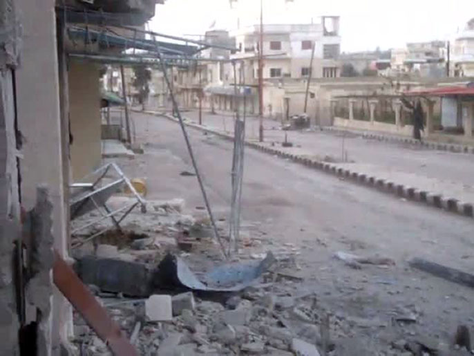 ‪قصف البلدات والمدن السورية لا يزال متواصلا بحسب ناشطين‬ (الفرنسية)