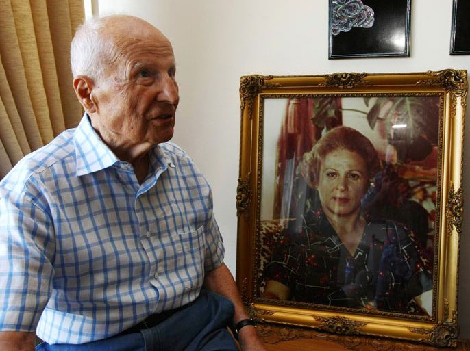 Ankara, -, TURKEY : Kenan Evren, Turkey's former Army Chief of Staff and a leader of the 1980 military coup, poses for a photograph inside his home in Ankara, on September 4, 2010. Turkey's 94-year-old former president Kenan Evren is due to go on trial today to answer for his leading role in the country's last coup, more than three decades after he seized power. Evren and his co-conspirator Tahsin Sahinkaya, 86, will try to justify their decision to oust the civilian government on September 12, 1980, and establish a brutal military regime which was accused of widespread human rights abuses. AFP PHOTO /ADEM ALTAN