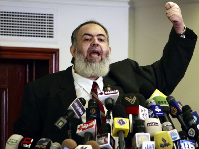 ‪أبو إسماعيل قرر الاعتصام مع أنصاره أمام لجنة الانتخابات‬  (الأوروبية)
