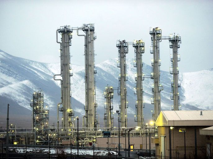 file photograph dated 15 January 2011 shows a general view of the Iran's heavy water reactor in the city of Arak, Iran