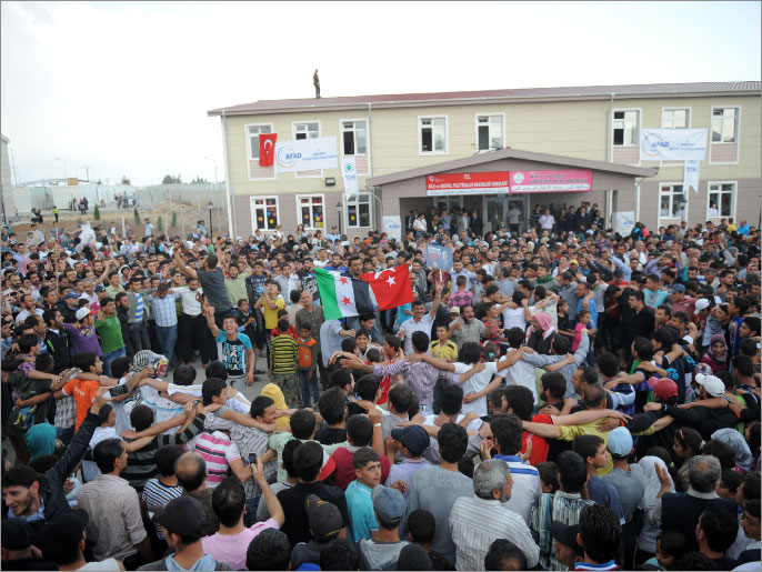 اللاجئون السوريون التقوا أردوغان في مخيم  كيليس (الفرنسية)