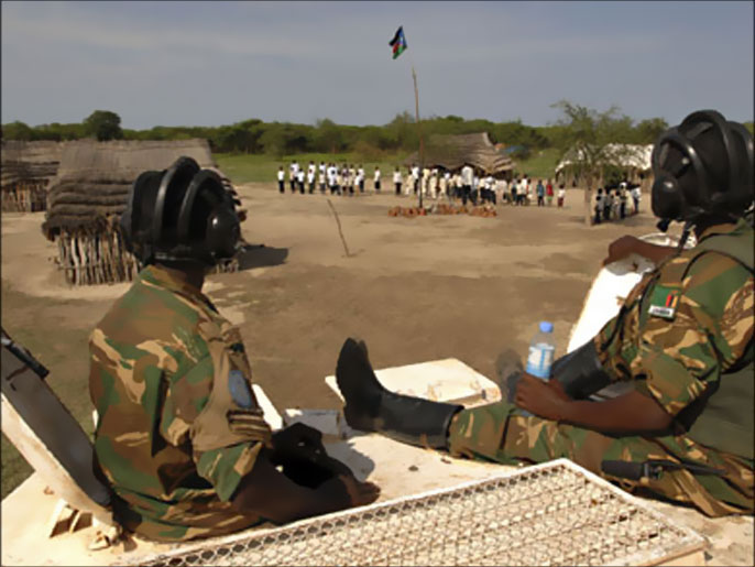 ‪البعثة الأممية في أبيي أفادت بانسحاب شرطة جنوب السودان من المنطقة‬ (رويترز-أرشيف) 