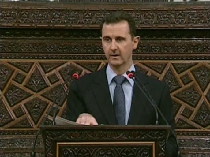 الأسد يتهم قوى خارجية بشن حرب على بلاده
